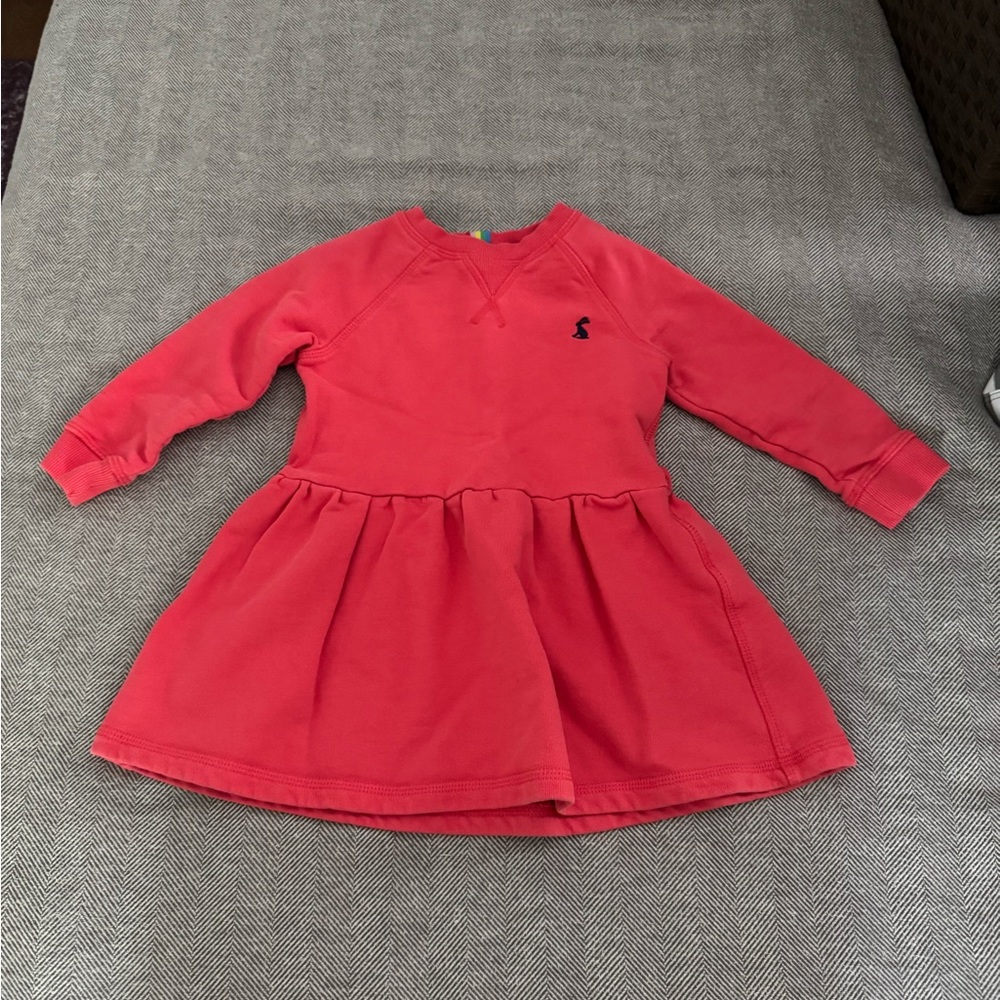Joules Pink Long Sleeve Dress
